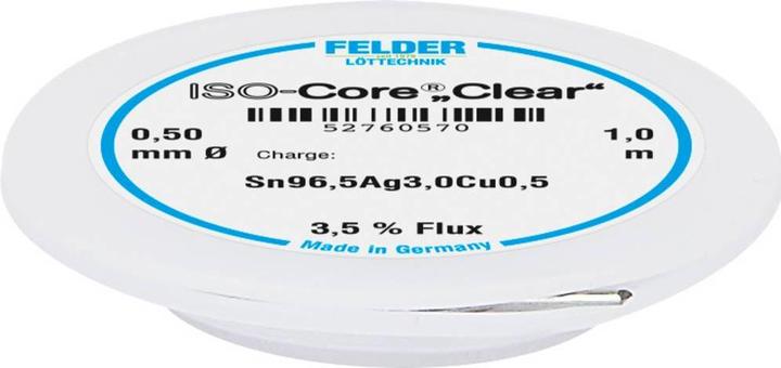 Produktbild Felder Lottechnik Clear SAC305, 1 m Klappspule 0.5 mm (Lötspulenkit)