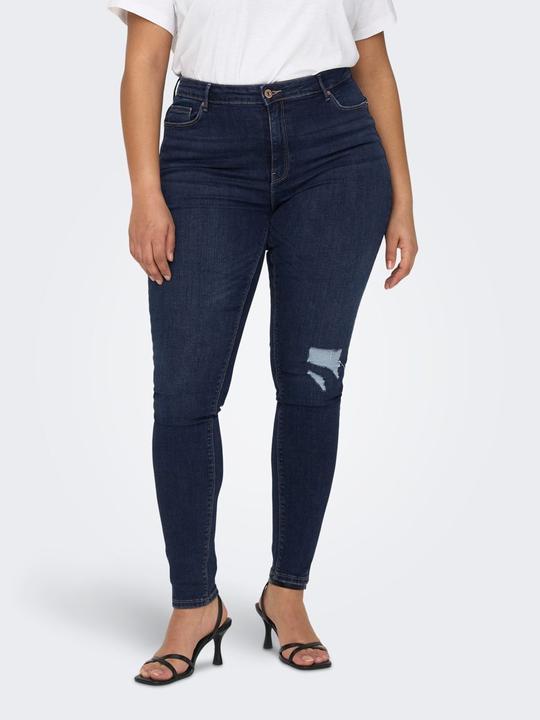 Actual product image Only Curvy CarLaola Life Skinny High Rise Jeans (42)