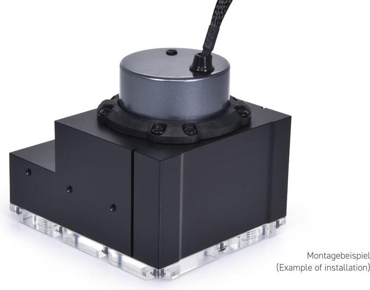 Actual product image Alphacool ES 4U reservoir with D5 top