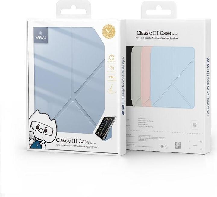 Produktbild Wiwu Other - Classic III TPU Protective Case for iPads 10.9" 2022 - blue (iPad 10.9 (2022))