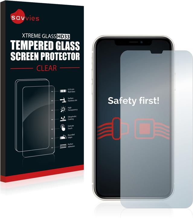 Image du produit Savvies Verre Trempé Protection Écran (1 pièce(s), Apple iPhone 11)