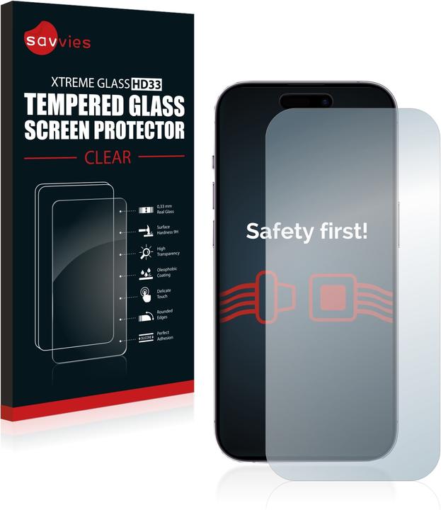 Image du produit Savvies Verre Trempé Protection Écran (1 pièce(s), Apple iPhone 14 Pro)