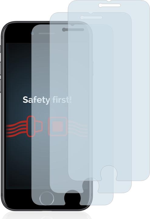 Actual product image Savvies Tempered Glass (3 Piece, Apple iPhone 8, Apple iPhone 7)