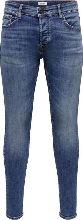 Only & Sons ONSWARP SKINNY BLUE Skinny Fit Jeans (W36/L34)