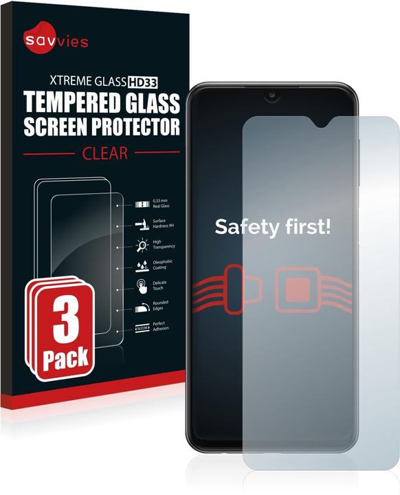 Produktbild Savvies Panzerglas Hartglas Displayschutz (3 Stück, Samsung Galaxy A23)