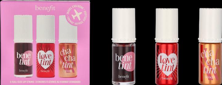Produktbild BeneFit Cosmetics Lip Tints to Love (Violett, Gold, Rot)