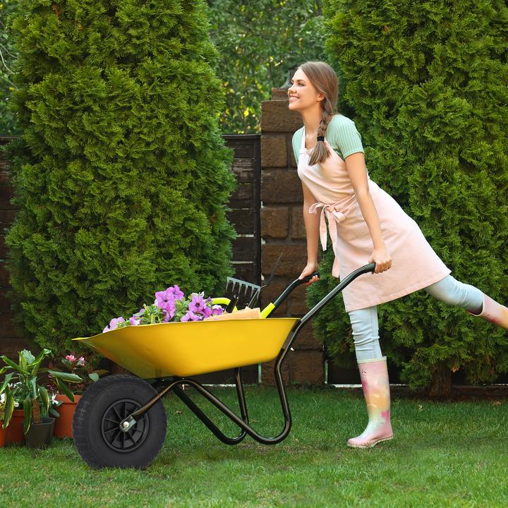 Actual product image Relaxdays Wheelbarrow wheel