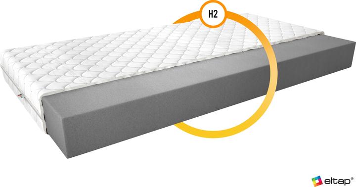 Produktbild ELTAP Lino Medicott Silver (140 x 200 cm, Schaumstoffkern)