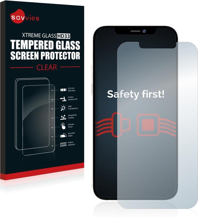 Image du produit Savvies Verre Trempé Protection Écran (1 pièce(s), Apple iPhone 12 Pro Max)
