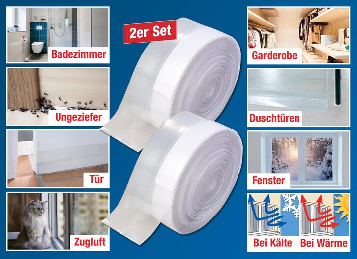 Produktbild Westfalia Fenster und Türen Dichtungsband, 3,5 cm x 5 m, 2 Stück