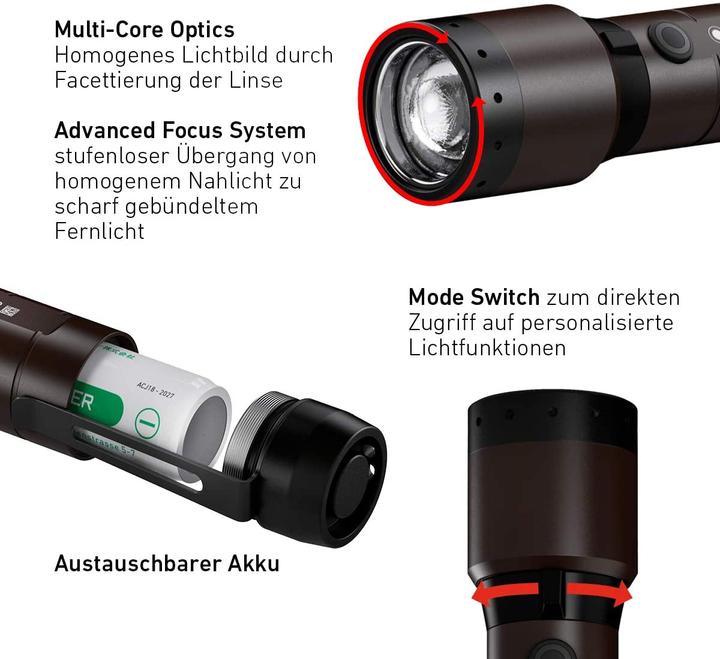 Produktbild Ledlenser Signature P7R (15.80 cm, 2000 lm)