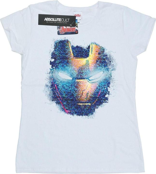 Iron Man Distressed Head TShirt (XL)