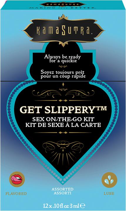 Image du produit Kama Sutra Les kits Sex To Go Get Slippery (3 ml)