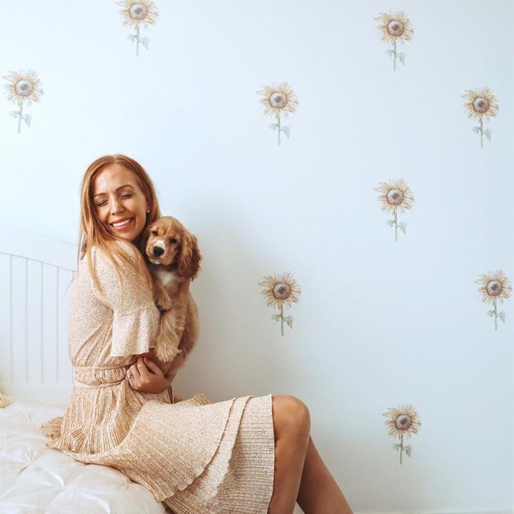 Immagine prodotto Little Rae Prints Adesivo murale Mini Girasoli