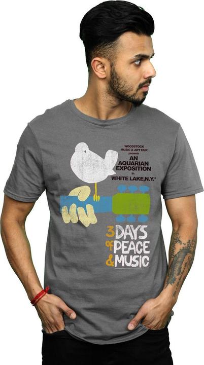 Immagine prodotto Woodstock Festival Poster Maglietta Uomo (XL)
