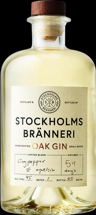 Produktbild Stockholms Bränneri Oak Gin (1 x 50 cl)