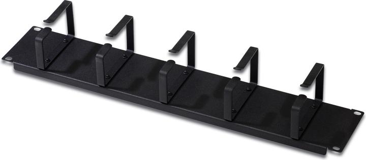 Actual product image Digitus patch panel/cable guide 48,3cm 19inch 2U 5x cable guide 40x60mm black RAL9005