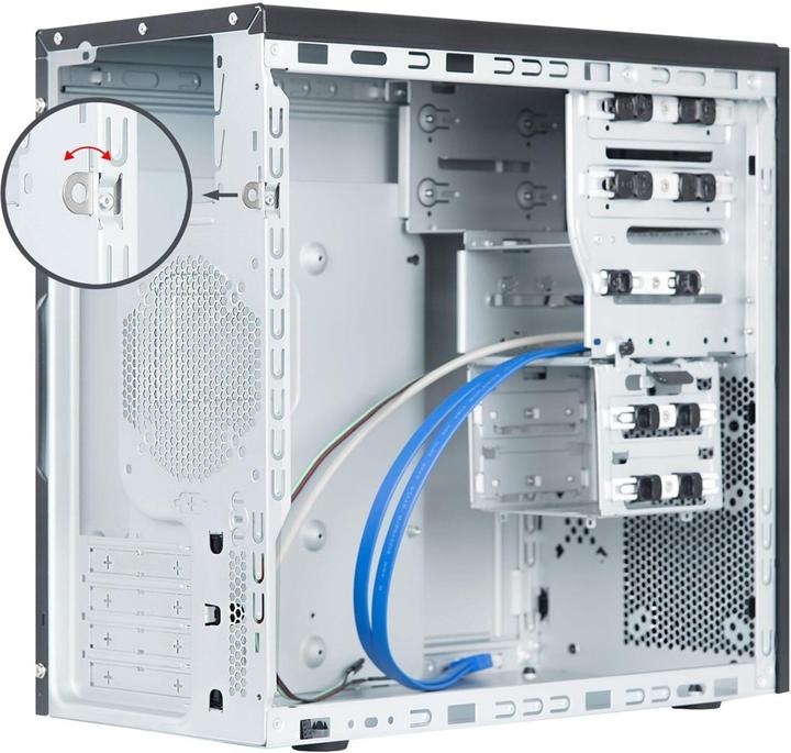 Actual product image Chieftec BD-25B-350GPB (mATX, Mini-ITX)