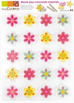 ScrapCooking Schokoladenform Blume