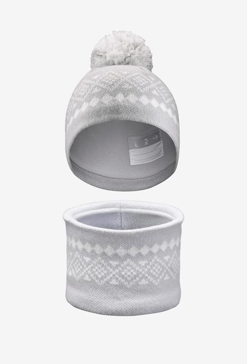 Immagine prodotto Wedze Cappello e sciarpa da sci per bambini - Grigio caldo (XS)
