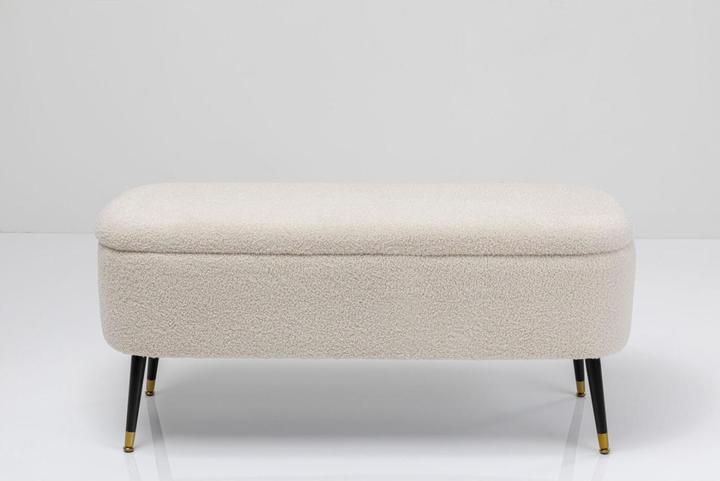 Kare Design Panca Rico Bianco (109 cm)