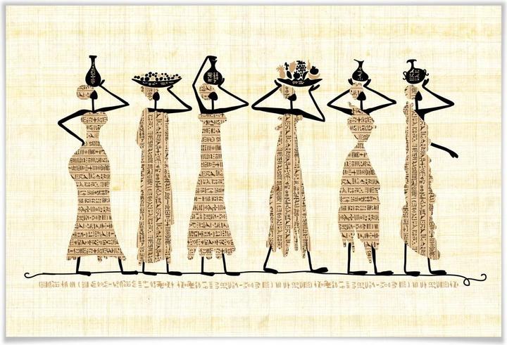 Produktbild Trenddeko Ägyptische Frauen (45 x 30 cm)