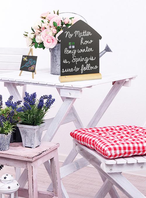 Actual product image Securit Table chalkboard silhouette house (Blackboard, 21 x 33 cm)