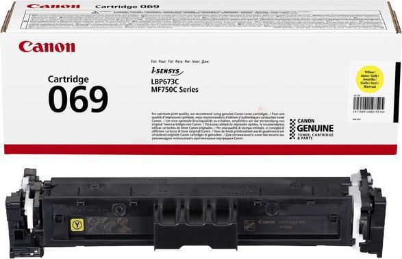 Actual product image Canon 069Y (Y)