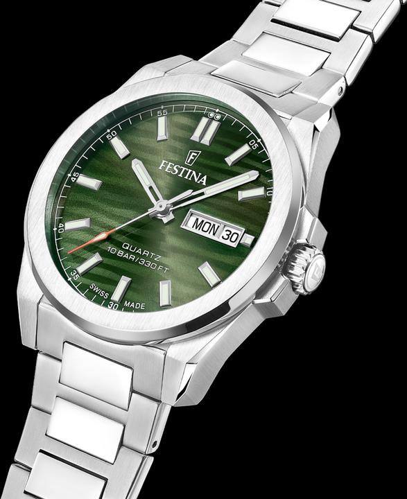Actual product image Festina Swiss Made Green Men'S Watch (40 mm)