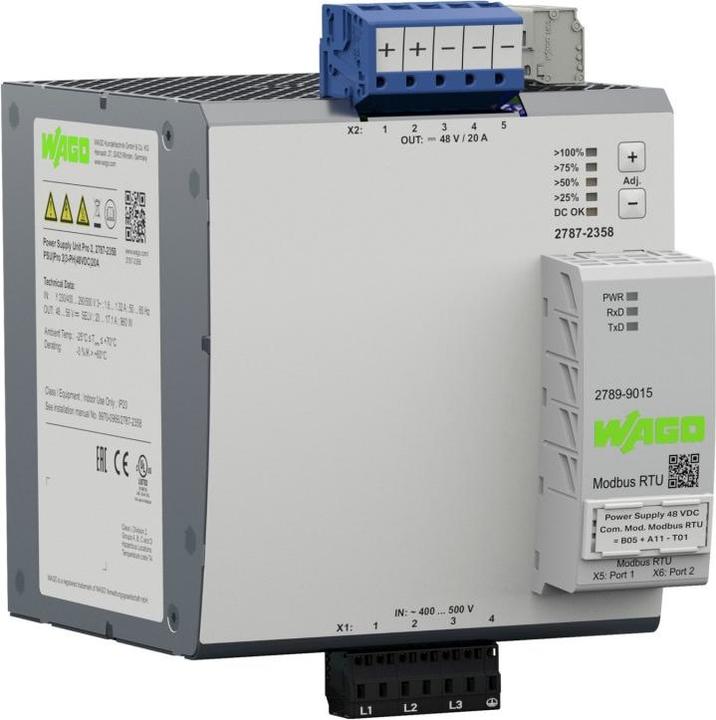 Actual product image Wago 2787-2358 Power Supply Pro 2.3-phase