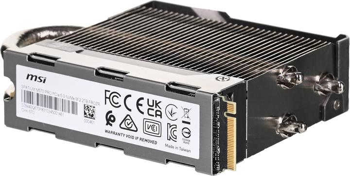 Actual product image MSI SPATIUM M570 PRO FROZR (2000 GB, M.2 2280)