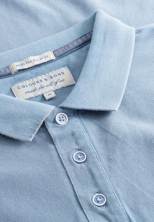 Actual product image Colours & Sons Polo-Garment Dyed (M)