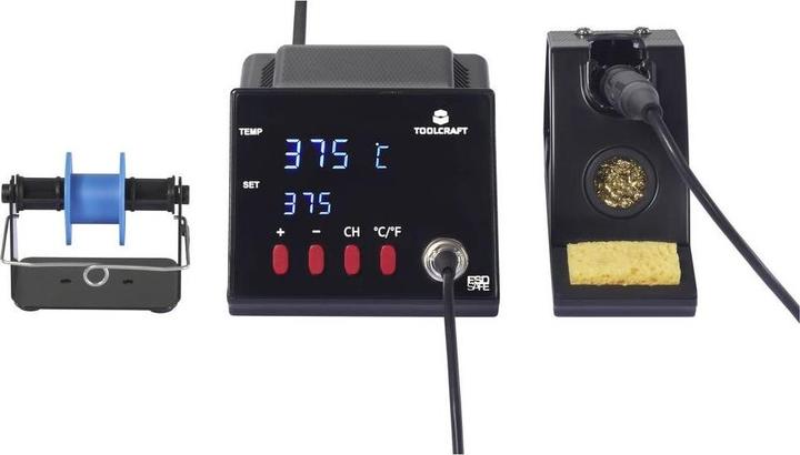 Actual product image Toolcraft TO-8962 ESD Lötstation digital 70 W 480 °C (max) inkl. Lötspitze