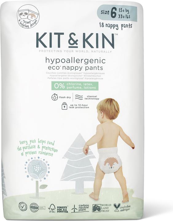 Image du produit Kit & Kin Pull ups (Taille 6, Pack, 18 pièce(s))