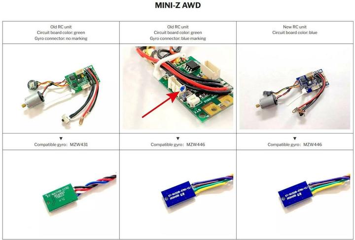 Actual product image Kyosho Gyro Mini-Z Gyro Unit 2.0 MZW446