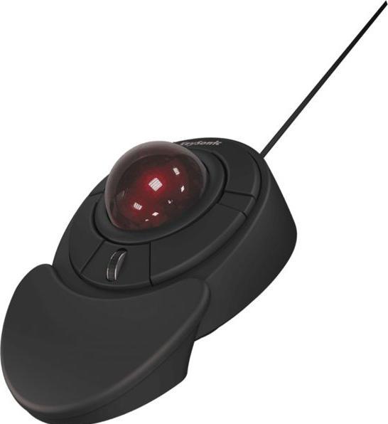 Image du produit KeySonic Souris Trackball Cordée MSM KSM-6188T-B noire (Filaire)