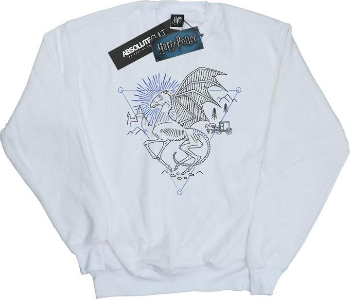 Thestral Line Art Sweatshirt Mädchen