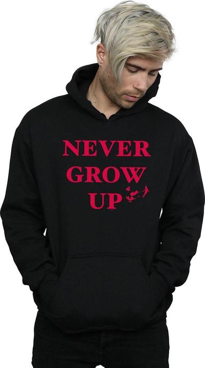 Immagine prodotto Disney Peter Pan Never Grow Up Felpa con Cappuccio Uomo (4XL)