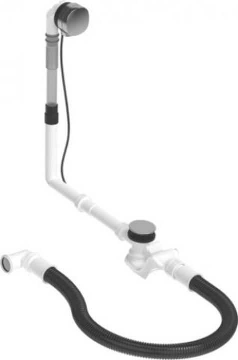 Produktbild Duravit Ab-/Überlaufgarnitur QUADROVAL mit Wanneneinlauf chrom (Überlaufgarnitur, 1/2")