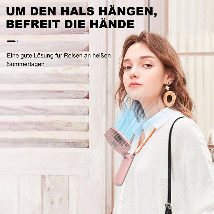 Image du produit Lepwings Faltbarer Mini-Ventilator, 4 Geschwindigkeiten (30 dB)