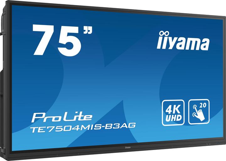 Produktbild iiyama TE7504MIS-B3AG 75IN 189.3CM IPS (3840 x 2160 Pixel, 75")