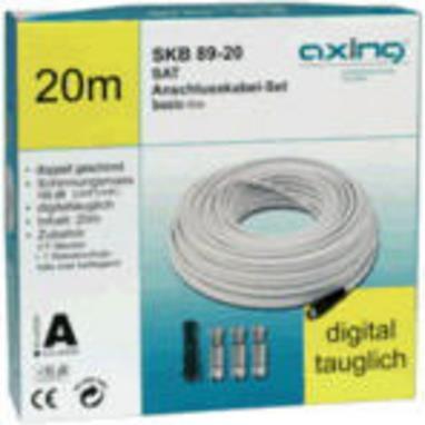 Produktbild Axing SAT-Anschlusskabel-Set (20m) (100 dB, Antennenkabel)