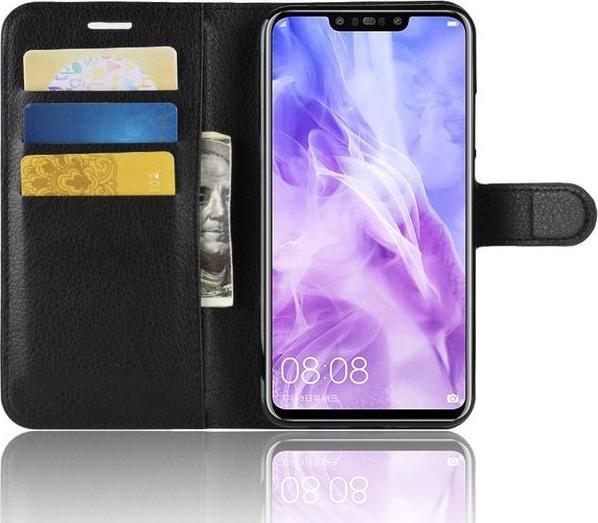 Productafbeelding MU Classic Litchi Leren Boekomslag Serie (Huawei P Smart+)