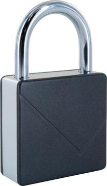 Produktbild Schwaiger Fingerprint Schloss m. Stahlbügel + Notfallschlüss