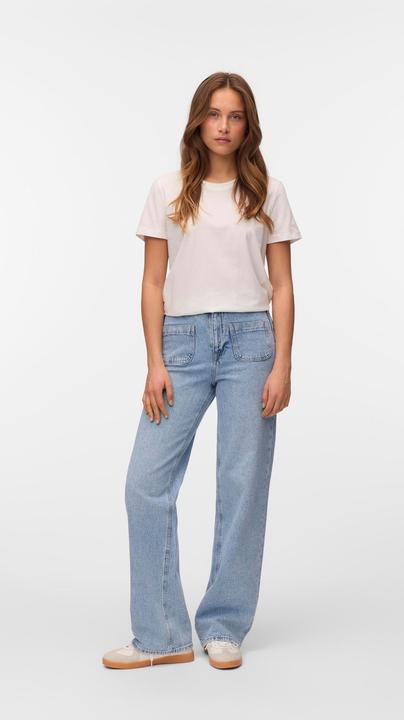 Actual product image Vero Moda VMTESSA Hohe Taille Weiter Beinschnitt Jeans Weit geschnitten (W29/L32)