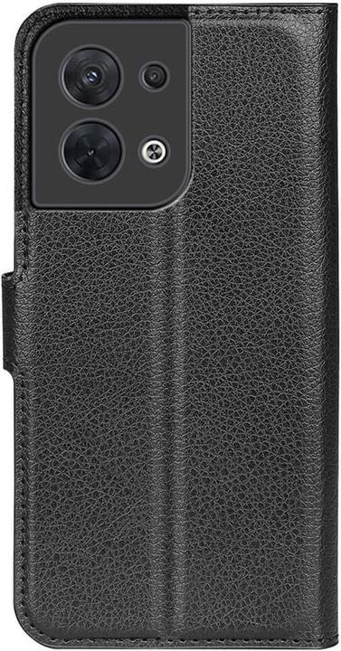 Actual product image Cover-Discount OPPO Reno8 - Leather Case Cover black (Oppo Reno 8)