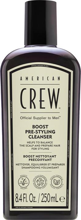 Produktbild American Crew Boost Pre-Styling Cleanser, 250ml (250 ml, Flüssiges Shampoo)