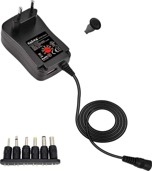 Produktbild Karma Italiana ACR 628 Adapter und Wechselrichter Intern 30 W Schwarz (30 W)
