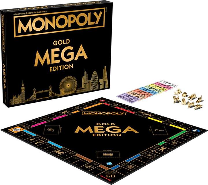 Actual product image Monopoly - Mega Gold (EN) (WIN0734) (English)