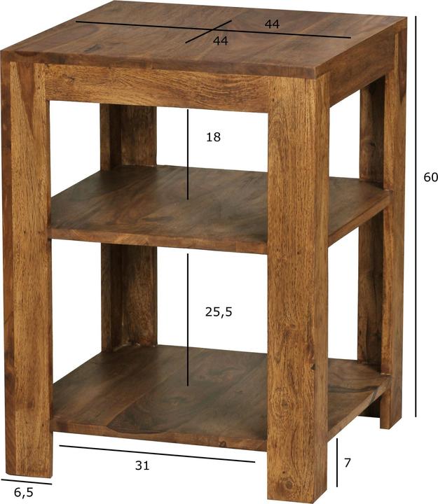 Actual product image Wohnling Mumbai (44 x 44 x 60 cm)